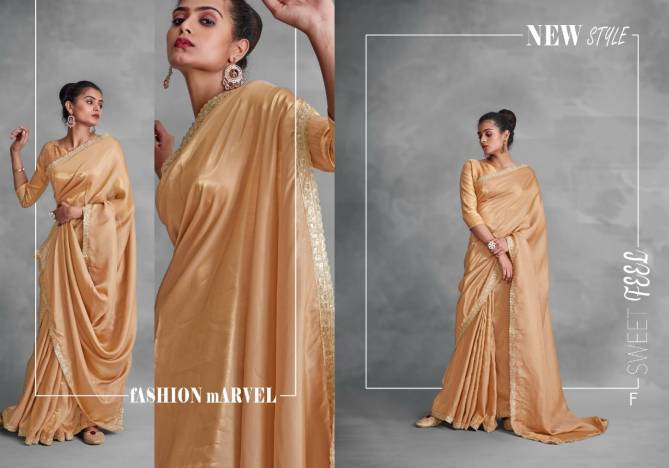 Ynf Aamran Organza Satin New Fancy Exclusive Wear Saree Collection